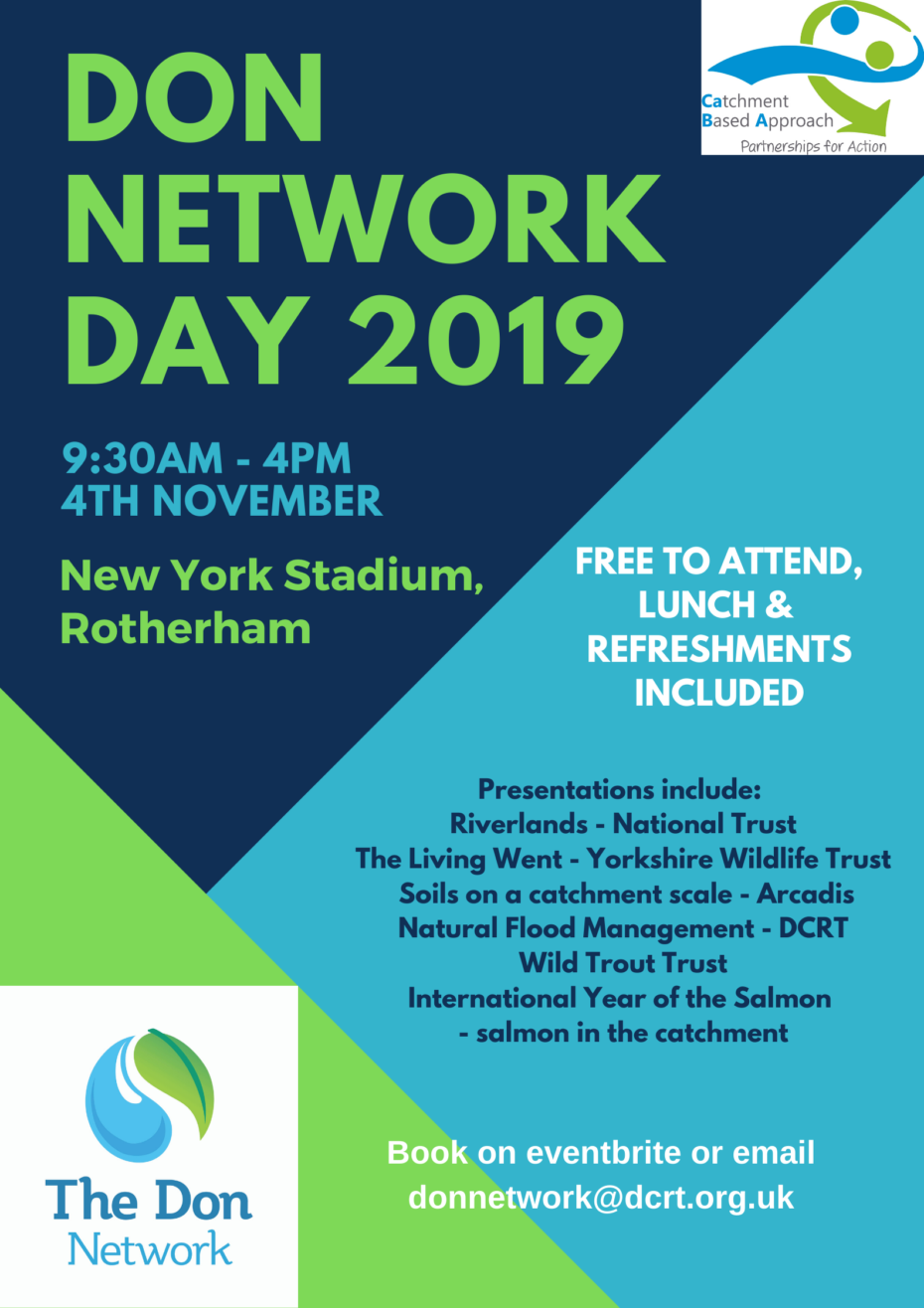 Don Network Day 2019 Don Catchment Rivers Trust