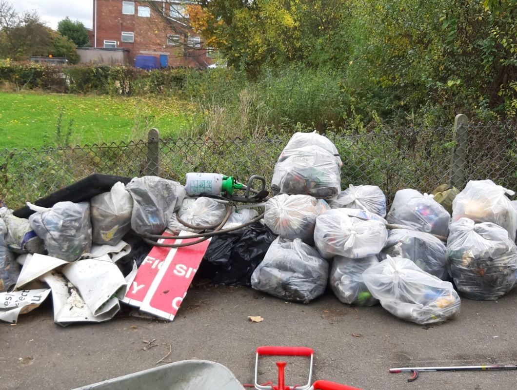 Tonnes of rubbish was removed from rivers during the project