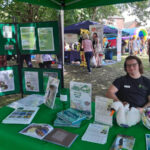 A Don Catchment Rivers Trust stall at a community event, with information displays and activities celebrating the River Rother.
